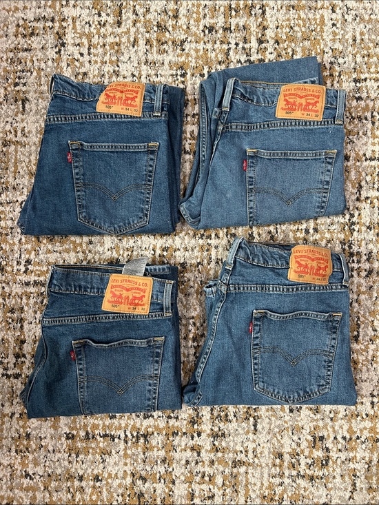 Levi's Other - Levi's Men's Blue Denim Straight Jeans 505 BUNDLE